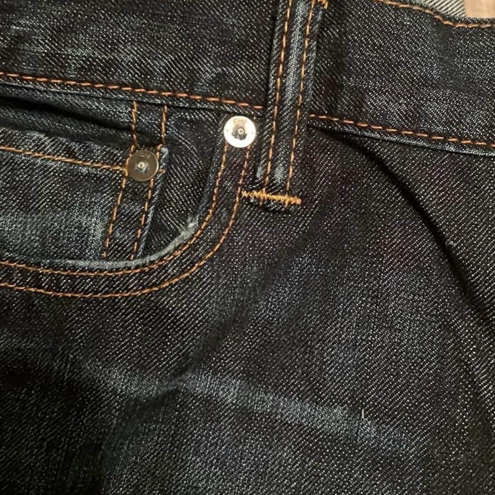 GAP Men's Dark Blue Bootcut Jeans 33x34